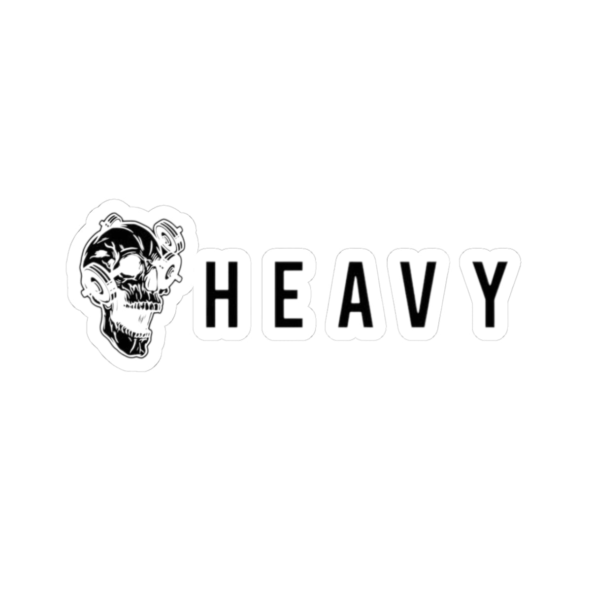 Heavy Skull Sticker