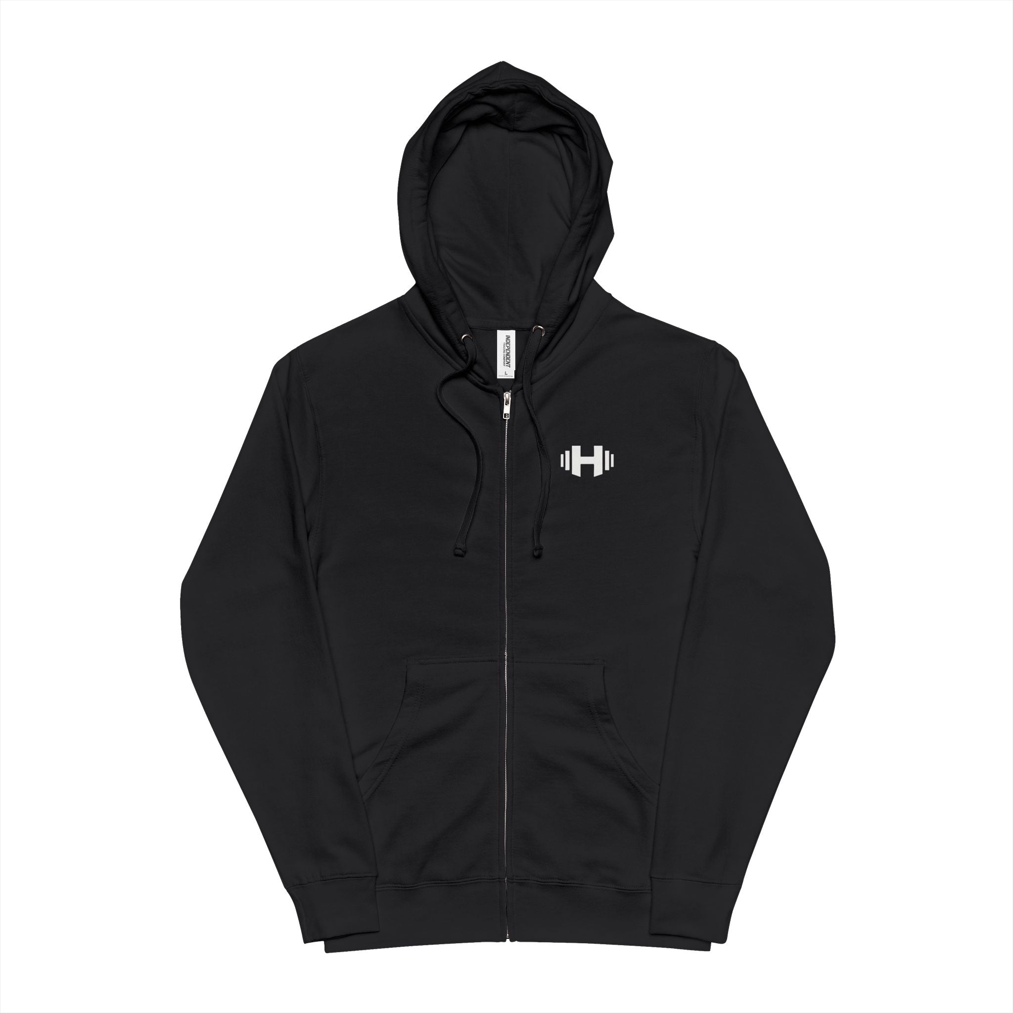 Heavy zip-up hoodie