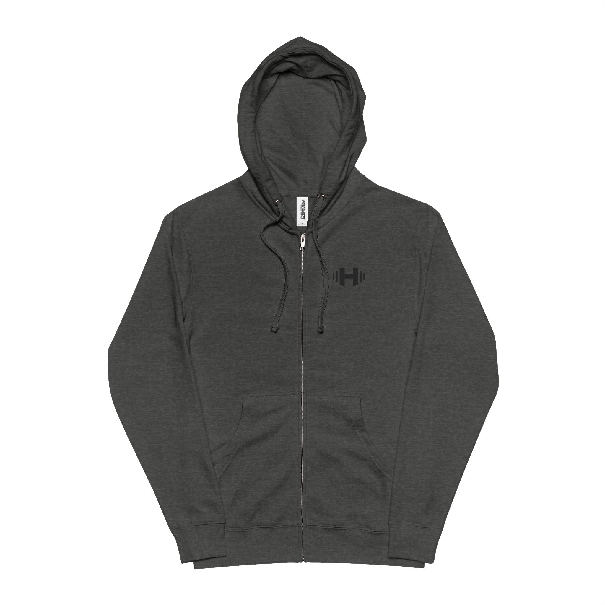 Heavy zip-up hoodie