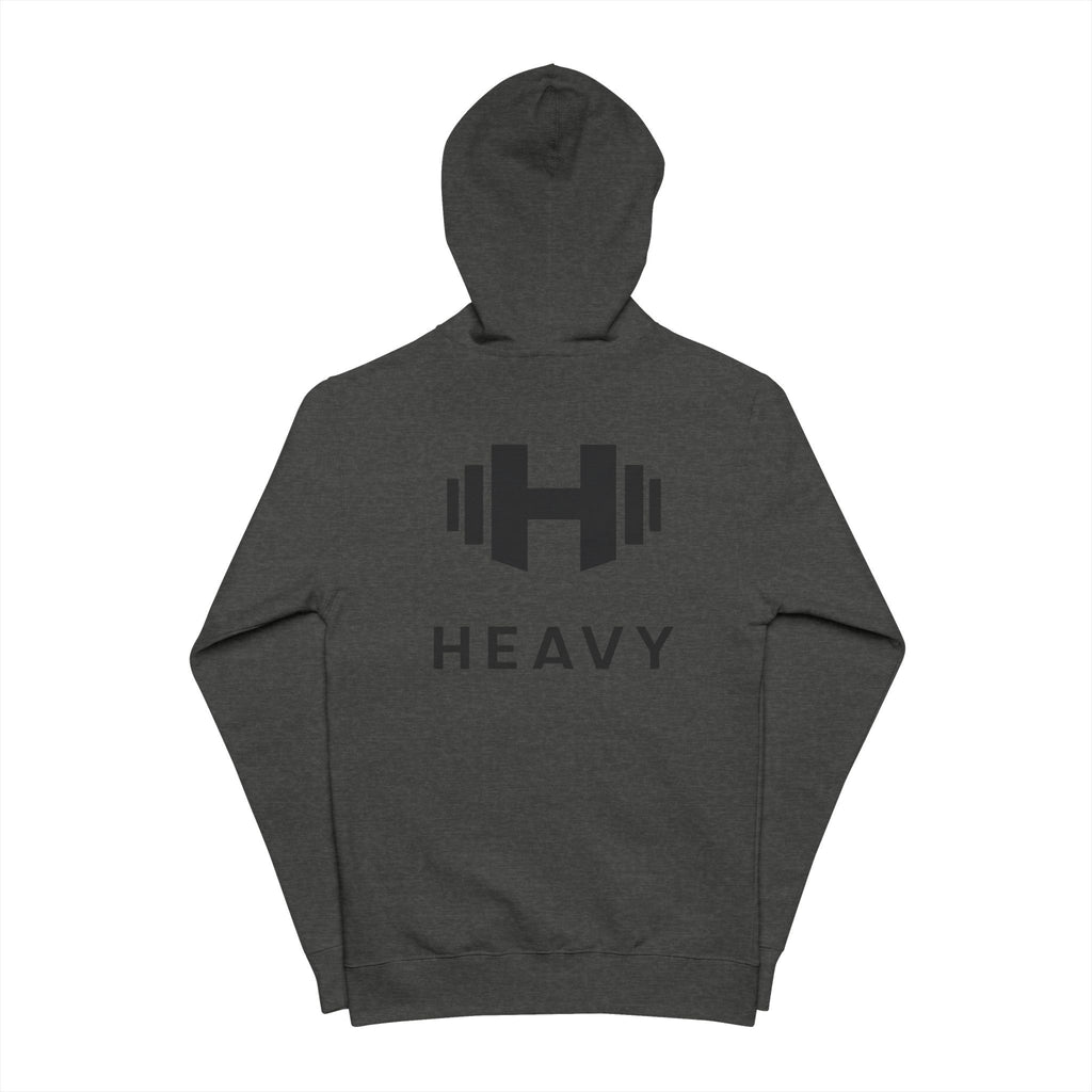 Heavy zip-up hoodie