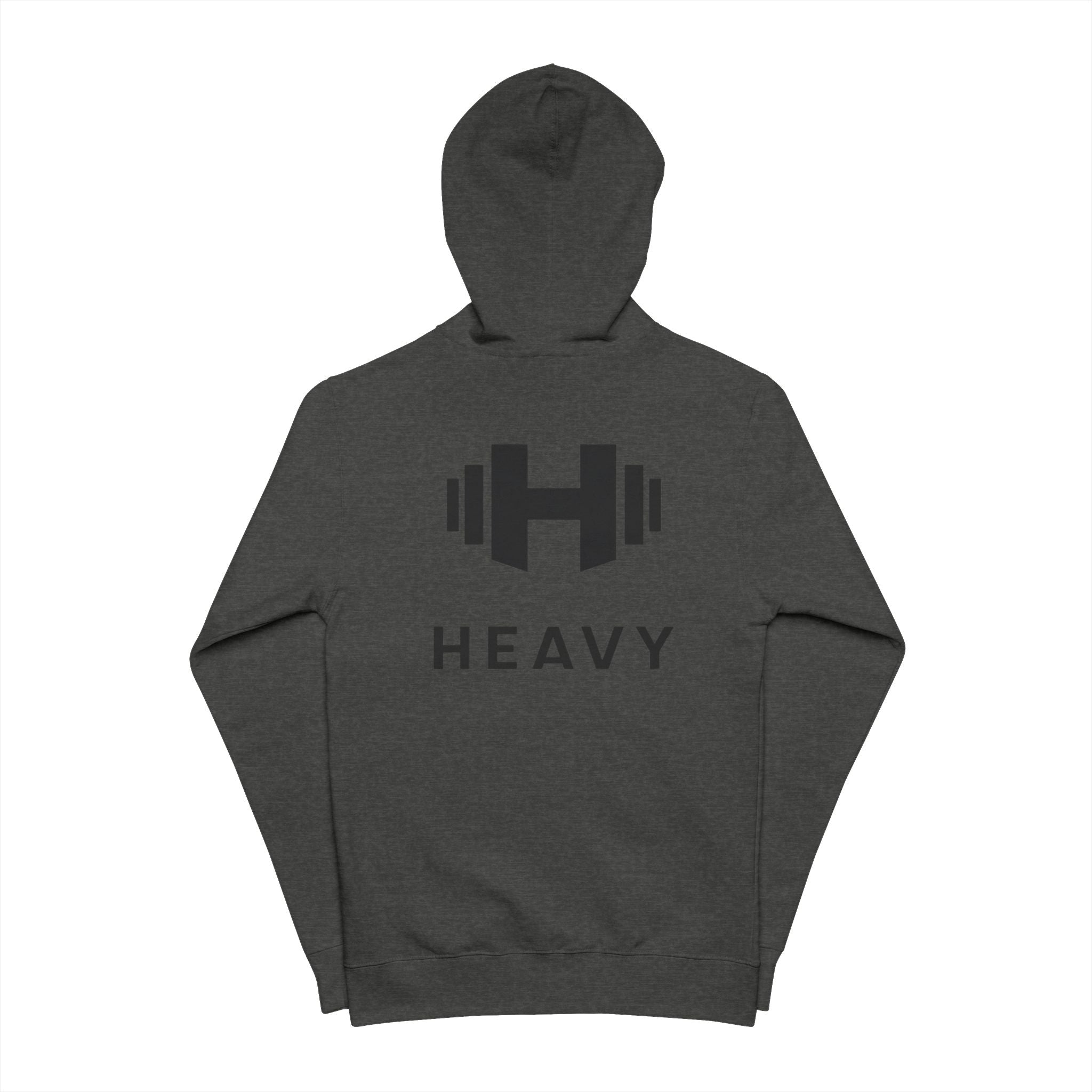 Heavy zip-up hoodie