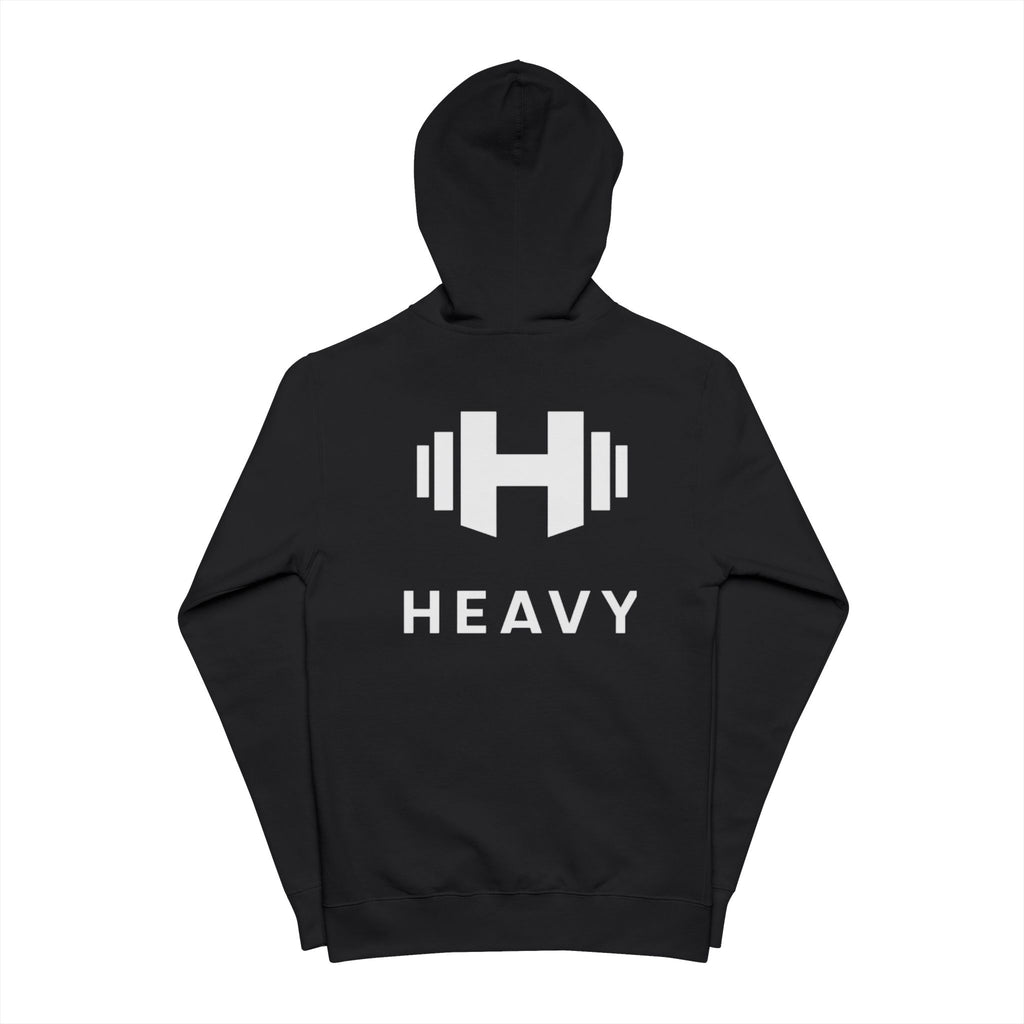 Heavy zip-up hoodie