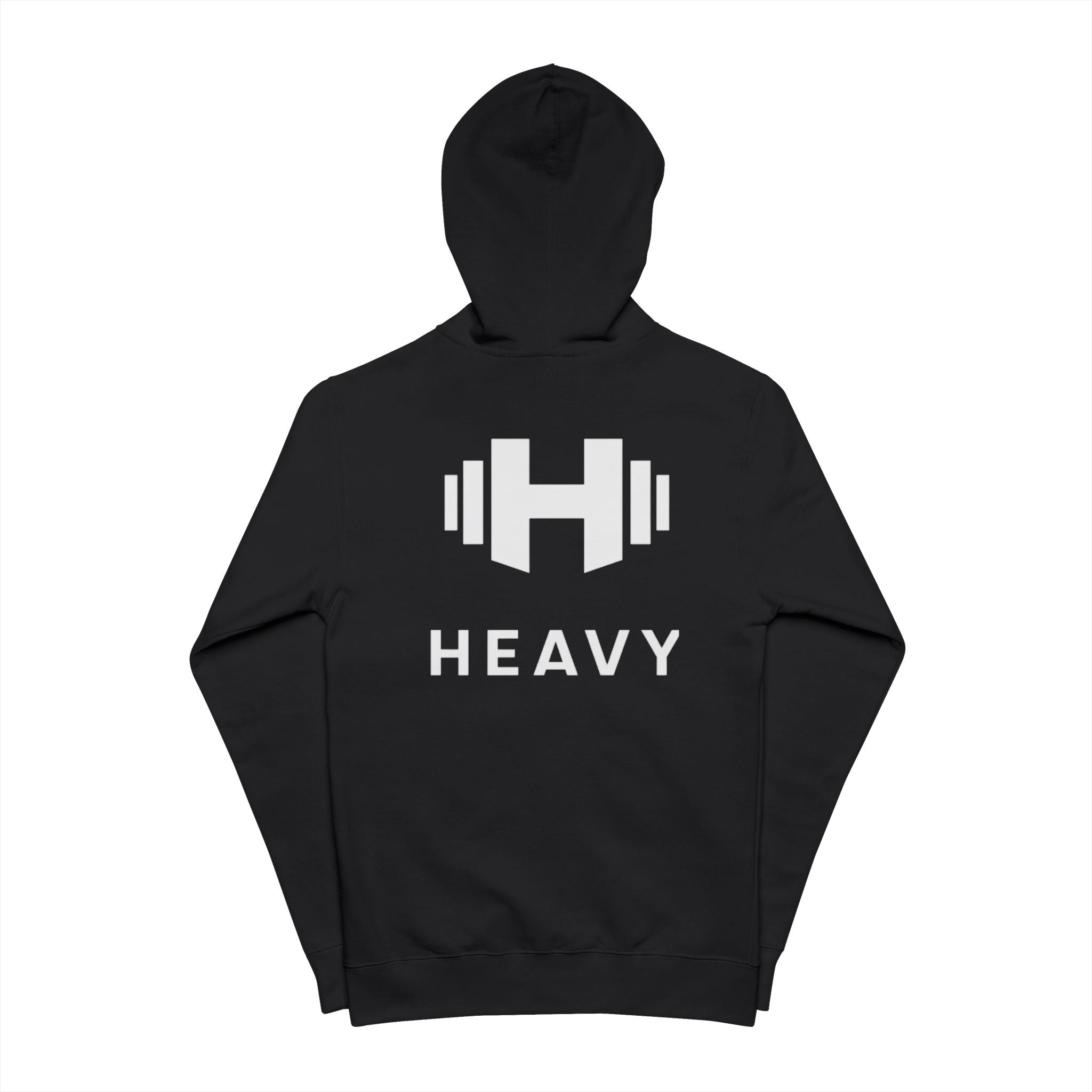 Heavy zip-up hoodie